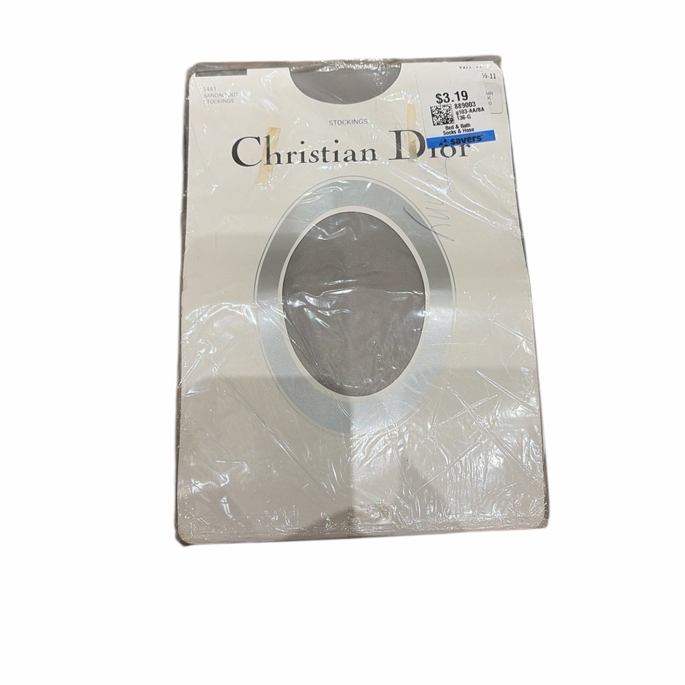 Dior Ultra Sheer Sandalfoot Stocking Packaging - Ivory